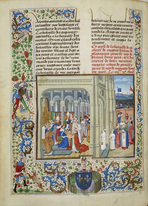 The Coronation of Charles V and Joan of Bourbon in Reims in 1364