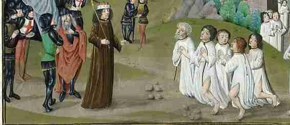 Burghers of Calais submitting to Edward III